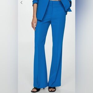 LIKE NEW Mango Vibrant Blue Pants